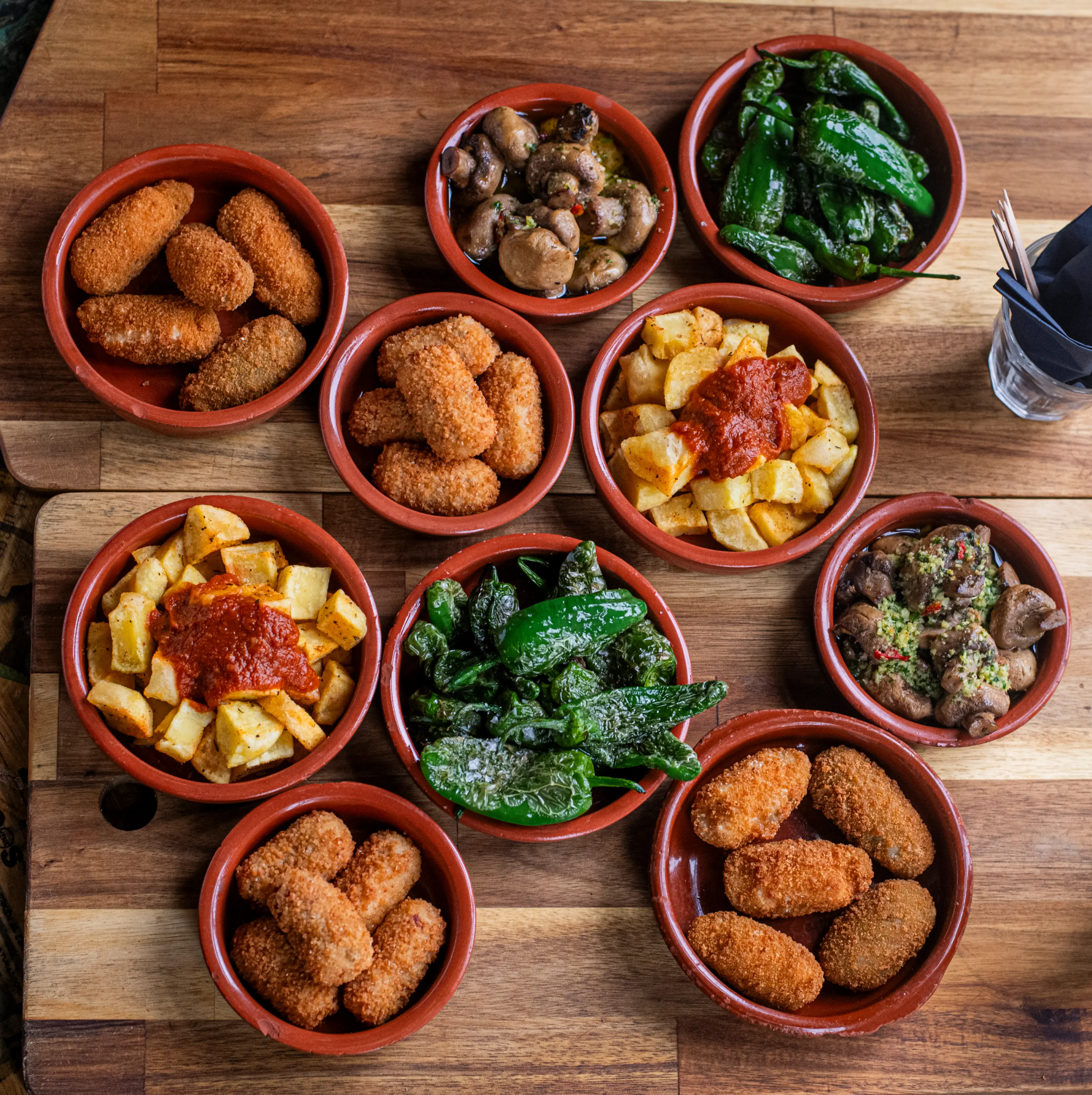 Tapasplank Vegetariano