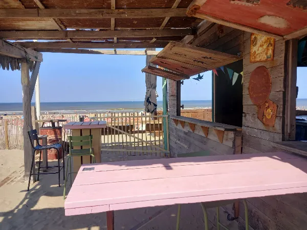 Het terras van La Cabana.